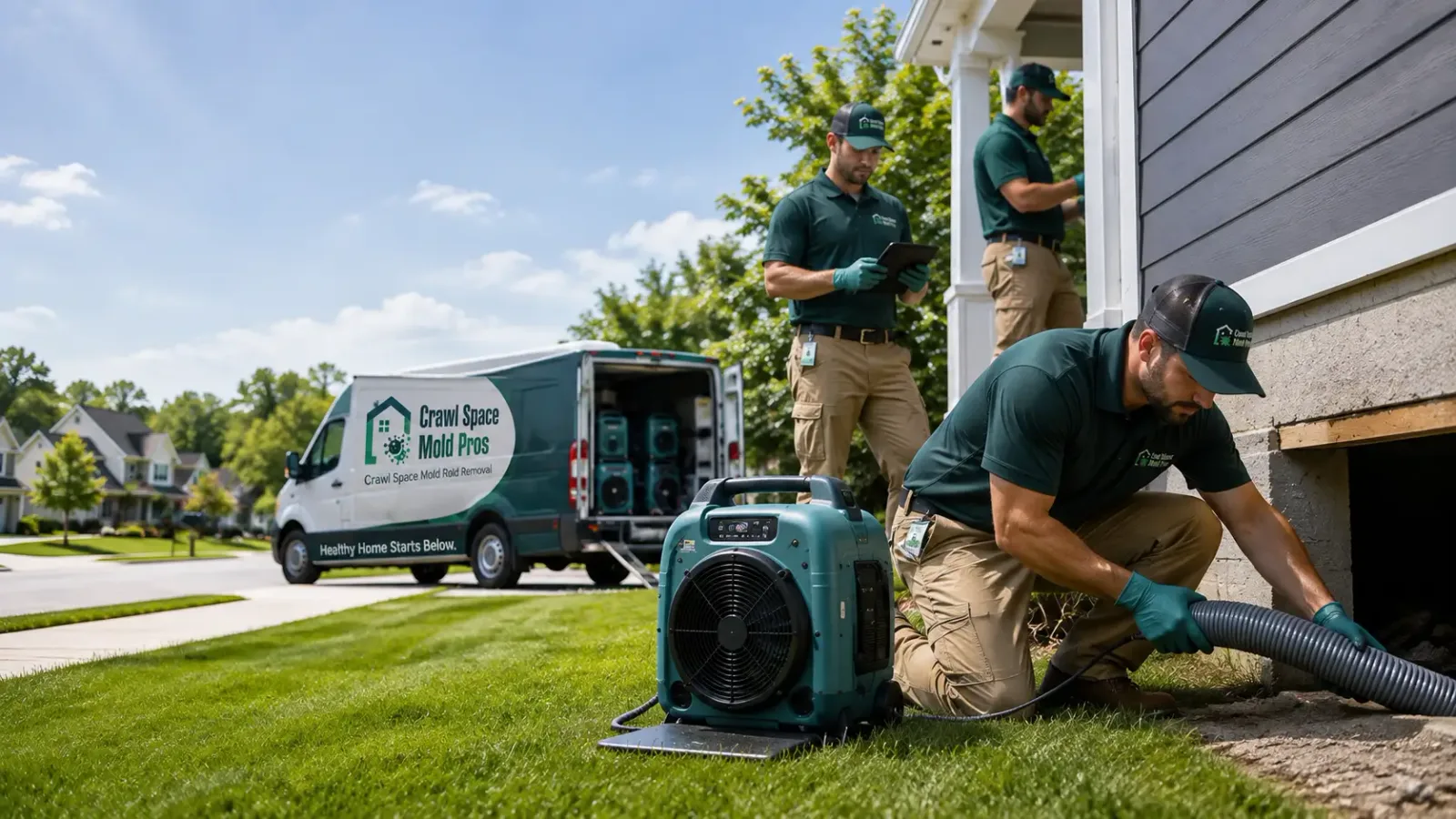 Crawl Space Mold Removal in New Haven, MI